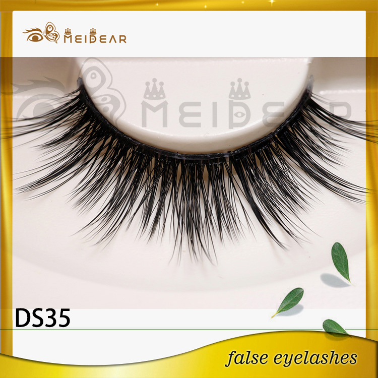 Top Quality Private Label Natural Looking 3D silk eye lashes